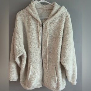 American Eagle Oversized Sherpa Jacket